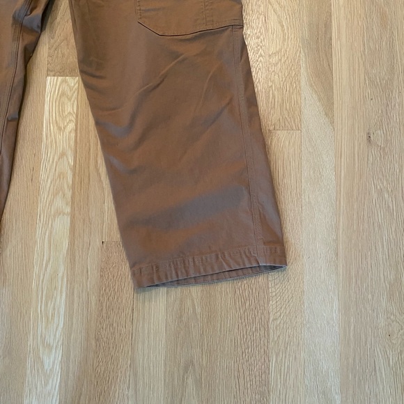 Duluth Trading Mens Brown Relaxed Fit Flex Fire Hose Cargo Pants / Size 46 x 30 - Picture 2 of 15